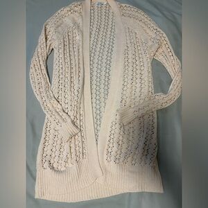 Beige knit Cardigan